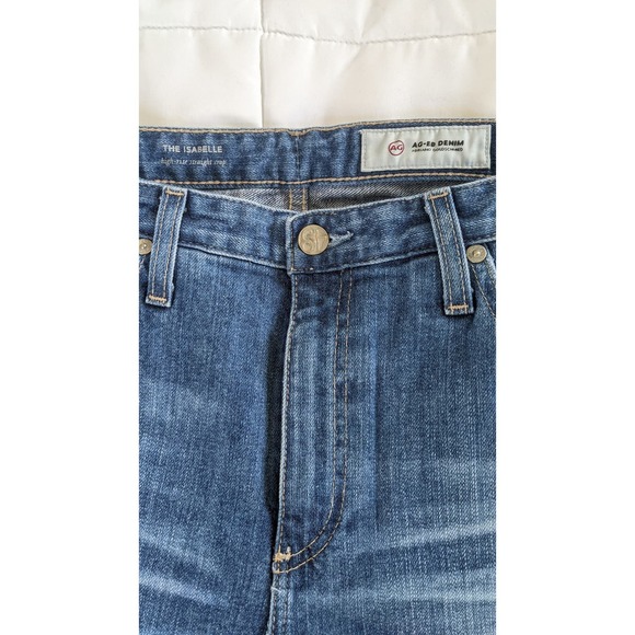 AG Jeans Isabelle Straight Cropped Size 31R - Picture 3 of 10